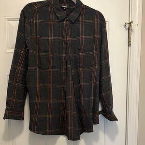 MADEWELL Pendleton Plaid Button-Up Lightweight Shacket